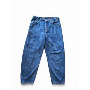Anthropologie Pilcro Womens 29 8 The Breaker Barrel Camo Loose Baggy Denim Jeans
